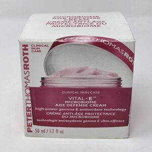 Peter Thomas Roth Vital-E Microbiome Age Defense Cream 1.7 oz 50ml New